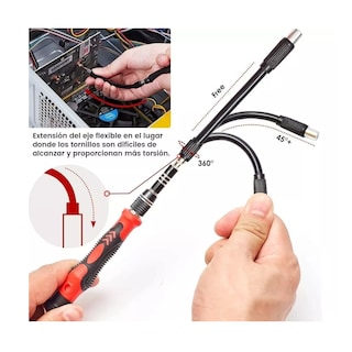 Foto 2 | Foto 2 | Kit Destornillador 122pzs Eo Safe Imports Esi-6705 color Rojo