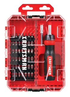 Foto 2 | Foto 2 | Destornillador De Trinquete Craftsman Cmht68017, 44 Unidades, Con Funda Roja - Venta Internacional.