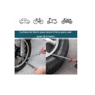 Foto 3 | Foto 3 | Par 2pcs Espatulas 40cm Para Desmontar Llanta De Moto Bici Auto Eo Safe Imports Esi-12161-1 Plata
