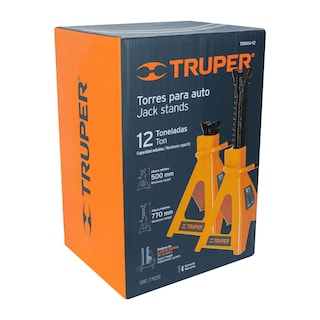 Foto 2 | Foto 2 | Caja con 2 Torres Truper TORAU-12 color Naranja de 12 TON para Auto