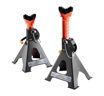 Foto 1 | Foto 1 | Torre Auto Lab.g 2 Piezas 3 Toneladas Doble Seguro Altura 28-42 Cm Negro Naranja