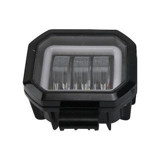 Foto 1 | Foto 1 | Faro Auxiliar 3 Leds Cuadrado 30w / Estrobo / Ojo Angel Blanco 6w 12v Lm 1200