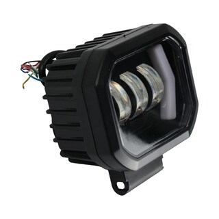 Foto 2 | Foto 2 | Faro Auxiliar 3 Leds Octagonal 30w/ojo Angel 6w 12v Lm 1200