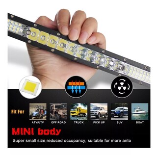 Foto 3 | Foto 3 | Nueva Barra Slim Led 11 Pulgadas 26 Leds 78w Lab.g, Negro