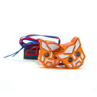 Foto 4 | Foto 4 | Luz Decorativa Rasen RS-LED-13030 Naranja Tipo Transformers Estrobo para Motocicleta