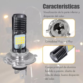 Foto 3 | Foto 3 | Luz de la Cabeza de Motocicleta Led Eo Safe Imports Esi-10222 Multicolor