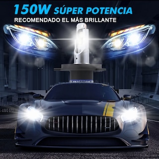 Foto 3 | Foto 3 | Kit De Faros Led Conector H13 150w Csp 25000lm Eo Safe Imports Esi-20905 Negro