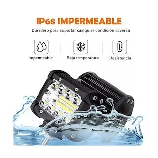 Foto 4 | Foto 4 | Par de Faros Belug 60w Auxiliar 6000k Negro
