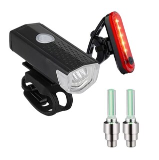 Foto 3 | Foto 3 | Luz Para Bicicleta Accesorios Usb Recargable Delantera Y Trasera 6 Pzs