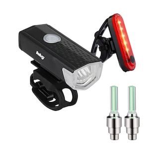 Foto 3 | Foto 3 | Luz Para Bicicleta Accesorios Usb Recargable Delantera Y Trasera 6 Pzs Belug