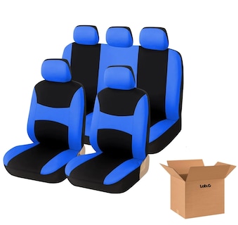 Foto 1 | Foto 1 | Fundas De Asiento Universales Comfort Car Covers 9 Piezas Azul ''