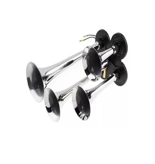 Foto 1 | Foto 1 | Corneta de Aire Eléctrica Tipo Tren Cuádruple para Auto con Sonido Fuerte y Fácil Instalación