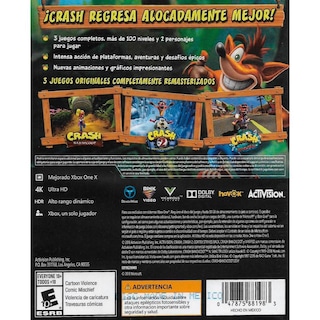 Foto 2 | Foto 2 | Crash Bandicoot Nsane Trilogy para Xbox One