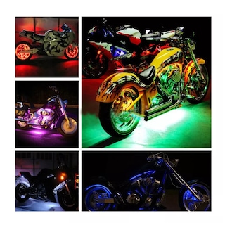 Foto 3 | Foto 3 | Tiras de Luces RGB Led para Motocicleta Eo Safe Imports ESI-6200 Multicolor con Bluetooth 12 Piezas