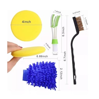 Foto 3 | Foto 3 | Kit de Limpieza para Coche con Cepillos de Detalles y Multifuncionales
