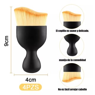 Foto 3 | Foto 3 | 4pzs Brochas Para Detallado Automotriz Interior Microfibra Eo Safe Imports Esi-13930 Multicolor