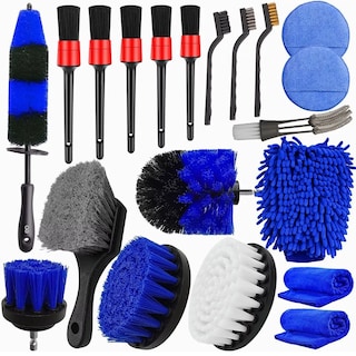 Foto 1 | Foto 1 | Set Cepillo Limpieza Automotriz Pinceles Detalle Coche Set 20 Pc Eo Safe Imports Esi-12156-1 Azul