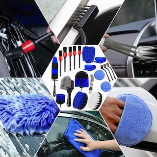 Foto 2 | Foto 2 | Set Cepillo Limpieza Automotriz Pinceles Detalle Coche Set 20 Pc Eo Safe Imports Esi-12156-1 Azul