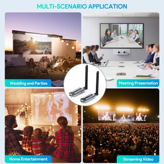 Foto 2 | Foto 2 | Kit Transmisor Y Receptor Hdmi Inalámbrico Edup Con Alcance De 150 M - Venta Internacional.