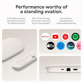 Foto 5 | Foto 5 | Streamer Google Tv 4k Con Control Remoto De Búsqueda Por Voz De 32 Gb De Almacenamiento - Venta Internacional.