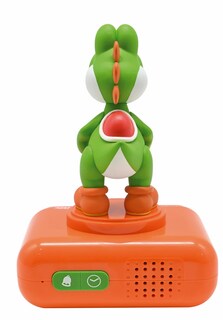 Foto 6 | Foto 6 | Reloj Despertador Con Luz Nocturna Lexibook Super Mario Yoshi Color Rojo Y Verde - Venta Internacional.