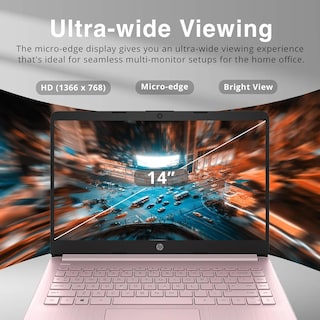 Foto 5 | Foto 5 | Laptop Hp New 14 Hd Ultraligero, Delgado, 16 Gb De Ram, 564 Gb, Rosa - Venta Internacional.