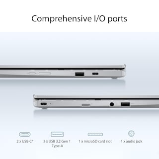 Foto 7 | Foto 7 | Ordenador Portátil Asus Chromebook Flip Cx1 Cx1400fka-as88f De 14 Pulgadas - Venta Internacional.