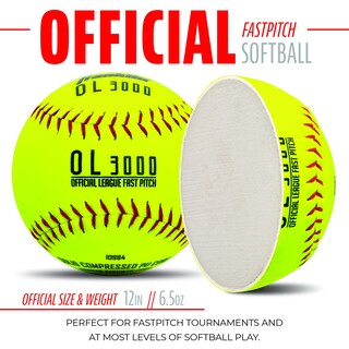 Foto 3 | Foto 3 | Pelotas De Softball Franklin Sports, Tamaño Oficial, Fastpitch, Paquete De 12 - Venta Internacional.