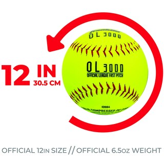 Foto 5 | Foto 5 | Pelotas De Softball Franklin Sports, Tamaño Oficial, Fastpitch, Paquete De 12 - Venta Internacional.
