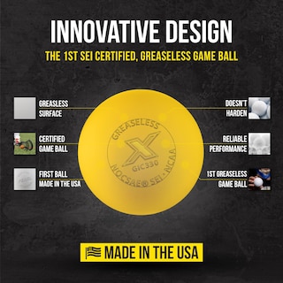 Foto 3 | Foto 3 | Pelotas De Lacrosse Pearl X Greaseless 100 Unidades Amarillas Ncaa - Venta Internacional.
