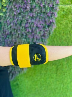 Foto 5 | Foto 5 | Kit de Protecciones de Bateo Velcro + Guante deslizante - 3 Piezas Amarillo/Negro