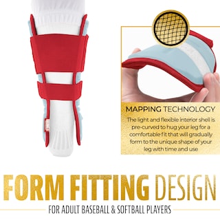 Foto 5 | Foto 5 | Leg Guard Franklin Sports Prt Series, Béisbol Y Sóftbol Para Adultos - Venta Internacional.