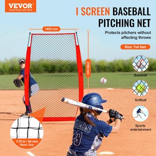 Foto 4 | Foto 4 | Pantalla De Seguridad Para Béisbol Vevor I De 7 X 4 Pies Con Bolsa De Transporte - Venta Internacional.
