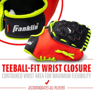 Foto 6 | Foto 6 | Guante De Béisbol Franklin Sports Neogrip Kids Red 9.0 - Venta Internacional.
