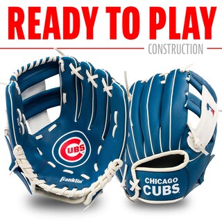 Foto 2 | Foto 2 | Set De Guantes Y Pelota Teeball Franklin Sports Mlb Cubs 9.5 - Venta Internacional.