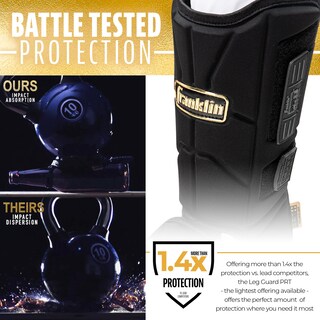 Foto 2 | Foto 2 | Protector De Piernas Franklin Sports Prt Series, Béisbol Para Adultos, Blanco/dorado - Venta Internacional.