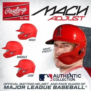 Foto 2 | Foto 2 | Casco De Bateo Rawlings Mach Adjust Right Hand Junior Navy - Venta Internacional.