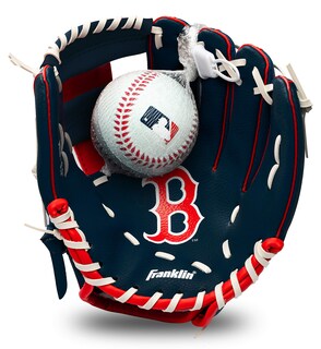 Foto 1 | Foto 1 | Set De Guantes Y Pelota Teeball Franklin Sports Mlb Red Sox 9.5 - Venta Internacional.