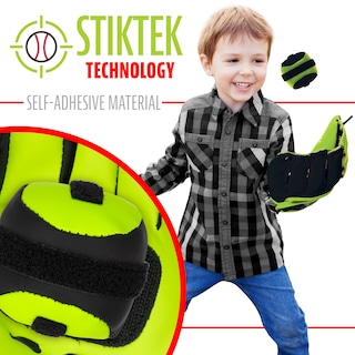 Foto 3 | Foto 3 | Juego De Guantes De Béisbol Y Pelota Franklin Sports Stiktek De 8 Pulgadas - Venta Internacional.