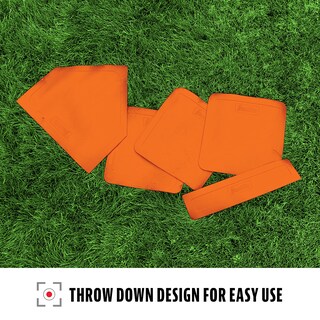 Foto 4 | Foto 4 | Set De Base De Béisbol Franklin Sports Thrown Down Orange, 5 Piezas - Venta Internacional.