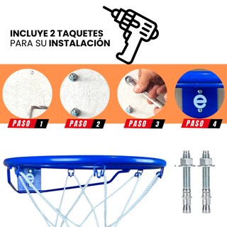 Foto 3 | Foto 3 | Aro De Basquetbol Jr 37.5 Cm - Enersport