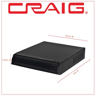 Foto 3 | Foto 3 | Reproductor De Dvd/cd Craig Cvd512a Dvd-r/rw, Jpeg, Cd-r/rw Con Mando A Distancia - Venta Internacional.