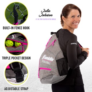 Foto 5 | Foto 5 | Bolsa De Pickleball Franklin Sports Sling Backpack Us Open - Venta Internacional.
