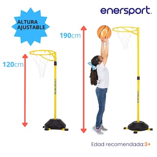 Foto 2 | Foto 2 | Canasta De Basquetbol Ajustable 1.20 - 1.90 M - Enersport