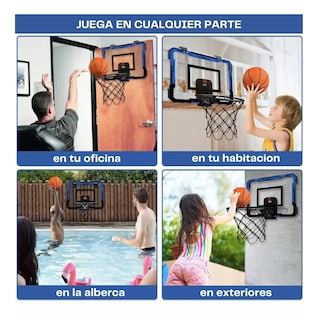 Foto 2 | Foto 2 | Tablero Basketball Juguete Gratis Balon Para Pared O Puerta Eo Safe Imports Esi-11957 Multicolor