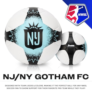 Foto 3 | Foto 3 | Balón De Fútbol Franklin Sports Nwsl Nj/ny Gotham Tamaño 5 Con Bomba - Venta Internacional.