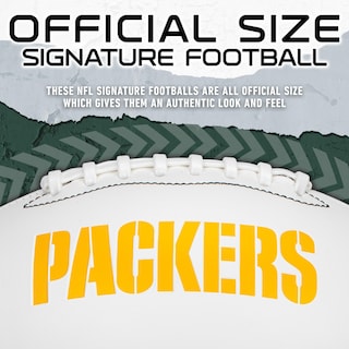 Foto 4 | Foto 4 | Autógrafo De Football Franklin Sports Nfl Green Bay Packers - Venta Internacional.