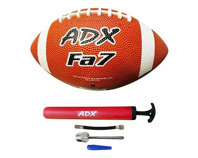 Foto 1 | Foto 1 | Balón Futbol Americano Adx Vulcanizado No. 7 + Bomba De Aire