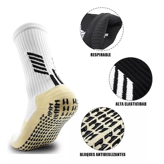 Foto 3 | Foto 3 | Kit Calcetines Antideslizantes Con Espinilleras Para Fútbol 3pcs Eo Safe Imports Esi-8960 Blanco