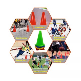 Foto 3 | Foto 3 | Kit de Entrenamiento de Conos de Fútbol Deportivo Eo Safe Imports Esi-18035 Multicolor 30 piezas